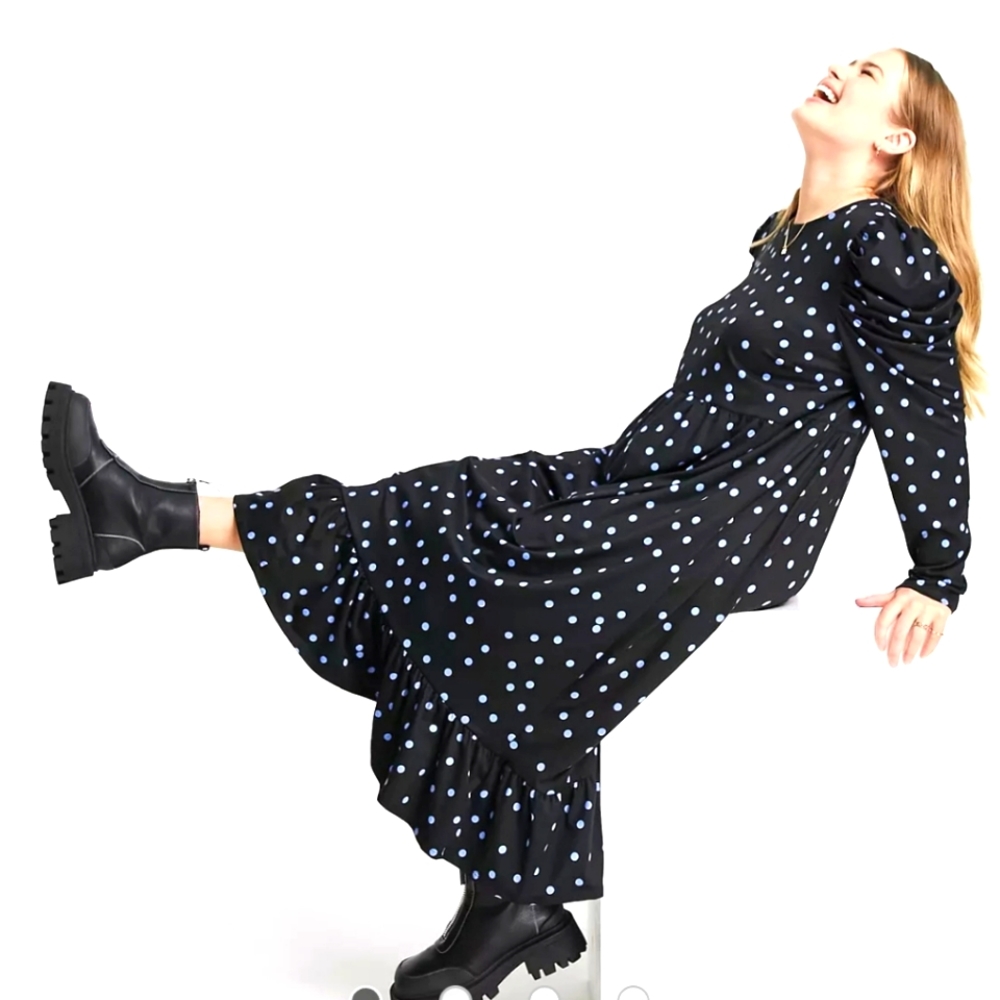 ASOS Polkadot Midi dress